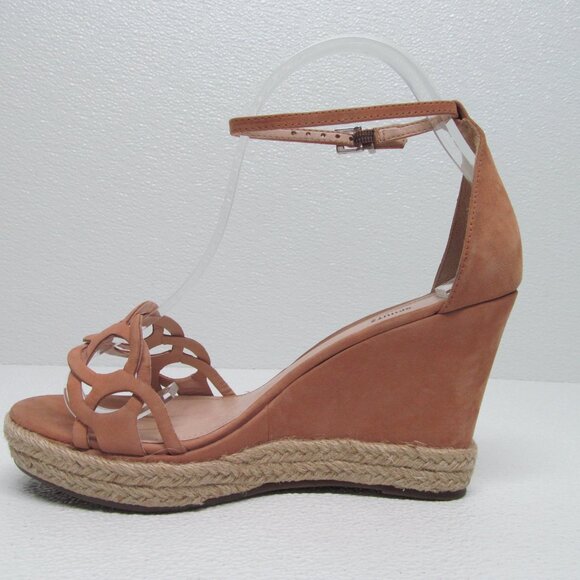 Schutz Women's Leather Wedge Sandals size 8 - Picture 7 of 9